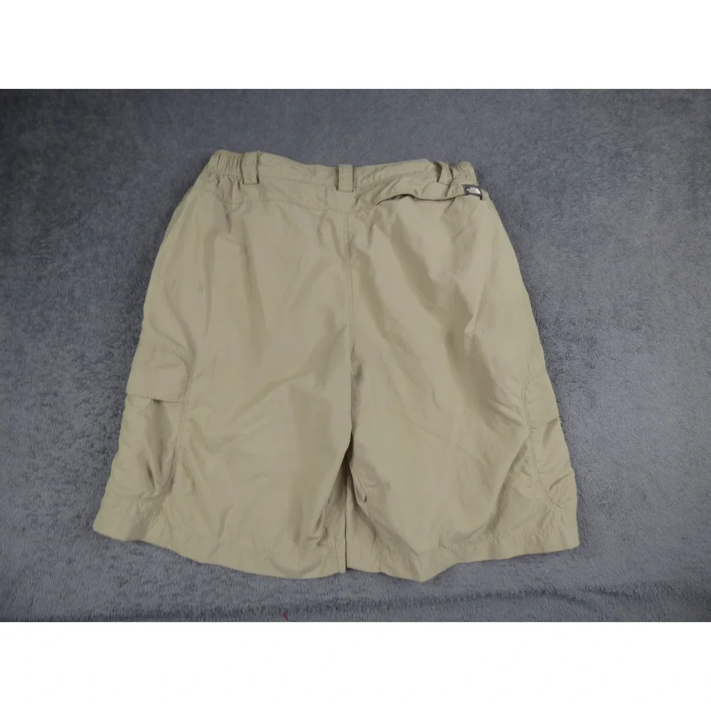 The North Face Mens Khaki Tan Nylon Cargo Hiking Shorts Small Regular S/P